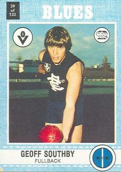 1977 Scanlens VFL #39 Geoff Southby Front